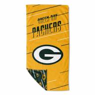 Green Bay Packers Splitter Beach Towel