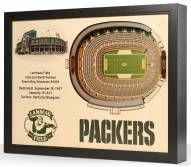 Green Bay Packers 25-Layer StadiumViews 3D Wall Art