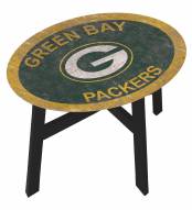 Green Bay Packers Team Color Side Table
