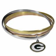 Green Bay Packers Tri-color Bangle Bracelet