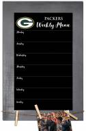 Green Bay Packers Weekly Menu Chalkboard with Frame