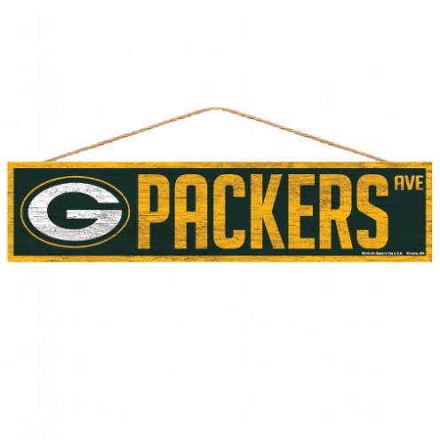 Green Bay Packers Wood Avenue Sign