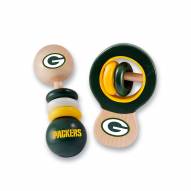 Green Bay Packers Wood Rattle Set