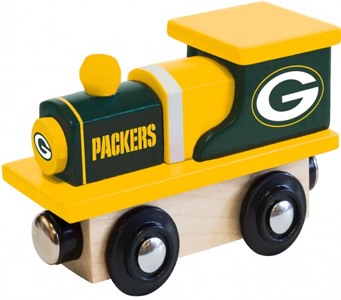 Green Bay Packers Wood Toy Train