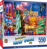 Greetings From New York City 550 Piece Puzzle