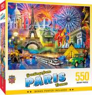 Greetings From Paris 550 Piece Puzzle