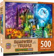 Halloween Terrors 500 Piece Glow in the Dark Puzzle