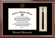Harvard Crimson Diploma Frame & Tassel Box