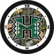 Hawaii Warriors Camo Wall Clock