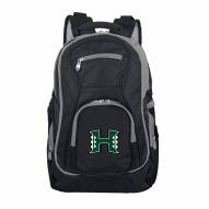 NCAA Hawaii Warriors Colored Trim Premium Laptop Backpack
