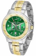Hawaii Warriors Competitor Two-Tone AnoChrome Men's Watch