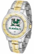 Hawaii Warriors Competitor Two-Tone Men's Watch