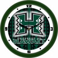 Hawaii Warriors Dimension Wall Clock