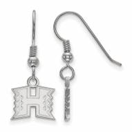 Hawaii Warriors Sterling Silver Extra Small Dangle Earrings