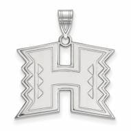 Hawaii Warriors Sterling Silver Large Pendant
