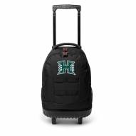 NCAA Hawaii Warriors Wheeled Backpack Tool Bag