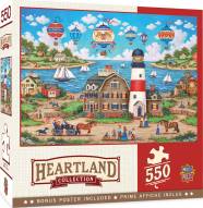 Heartland Collection Balloons Over the Bay 550 Piece Puzzle