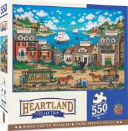 Heartland Collection Oceanside Trolley 550 Piece Puzzle