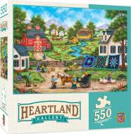 Heartland Collection Roadside Gossip 550 Piece Puzzle