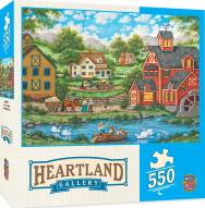 Heartland Collection Swan Pond 550 Piece Puzzle