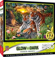 Hidden Images Glow In The Dark Jungle Pride 500 Piece Puzzle