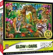 Hidden Images Glow In The Dark Mystery of the Jungle 500 Piece Puzzle