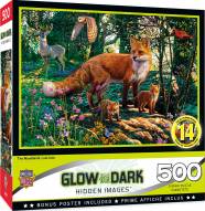 Hidden Images Glow In The Dark The Woodlands 500 Piece Puzzle