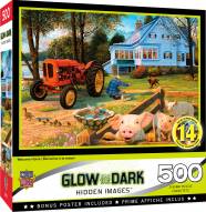 Hidden Images Glow In The Dark Welcome Home 500 Piece Puzzle
