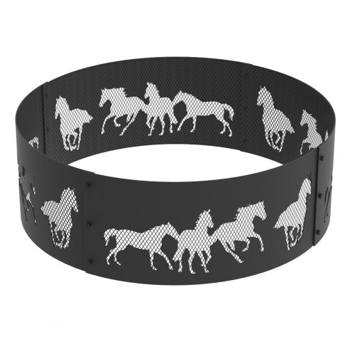 High Horse 36&quot; Round Steel Fire Ring