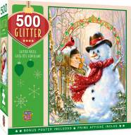 Holiday Letters to Frosty 500 Piece Glitter Puzzle