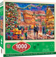 Holiday Village Square 1000 Piece Puzzle