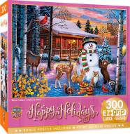 Holiday Winter Visitors 300 Piece EZ Grip Puzzle