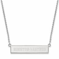 Houston Astros Sterling Silver Bar Necklace