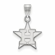 Houston Astros Sterling Silver Small Pendant