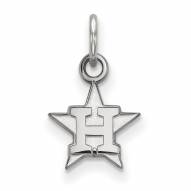 Houston Astros Sterling Silver Extra Small Pendant