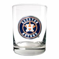Houston Astros MLB 2-Piece 14 Oz. Rocks Glass Set