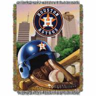 Houston Astros MLB Woven Tapestry Throw Blanket