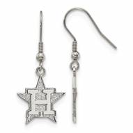 Houston Astros Stainless Steel Dangle Earrings