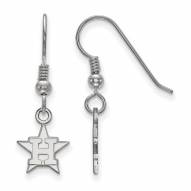 Houston Astros Sterling Silver Extra Small Dangle Earrings