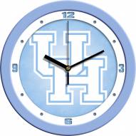 Houston Cougars Baby Blue Wall Clock