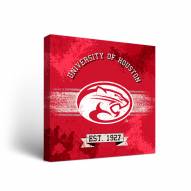 Houston Cougars Banner Canvas Wall Art
