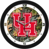 Houston Cougars Camo Wall Clock