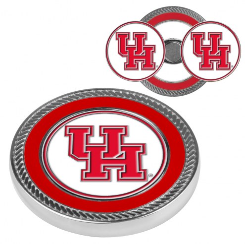 Houston Cougars Challenge Coin with 2 Ball Markers