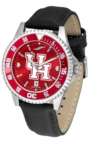 Houston Cougars Competitor AnoChrome Men's Watch - Color Bezel