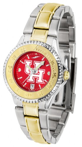 Houston Cougars Competitor Two-Tone AnoChrome Women's Watch