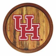 Houston Cougars "Faux" Barrel Top Sign