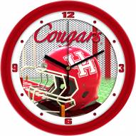 Houston Cougars Football Helmet Wall Clock