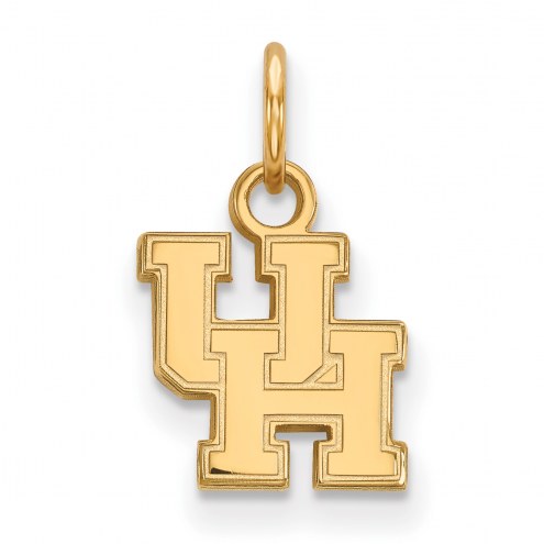 Houston Cougars NCAA Sterling Silver Gold Plated Extra Small Pendant