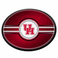 Houston Cougars Oval Slimline Lighted Wall Sign