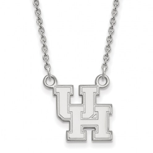 Houston Cougars Sterling Silver Small Pendant Necklace